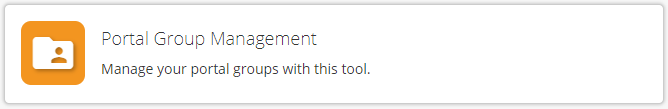 portal group management